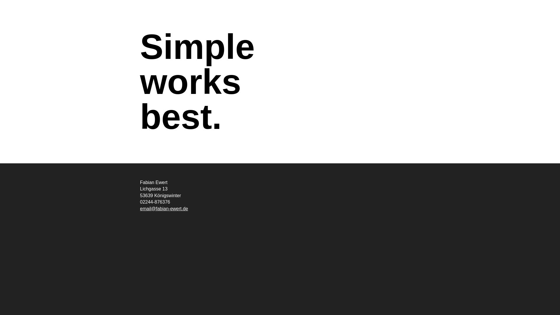 Büro für visuelle Kommunikation - Fabian Ewert Design