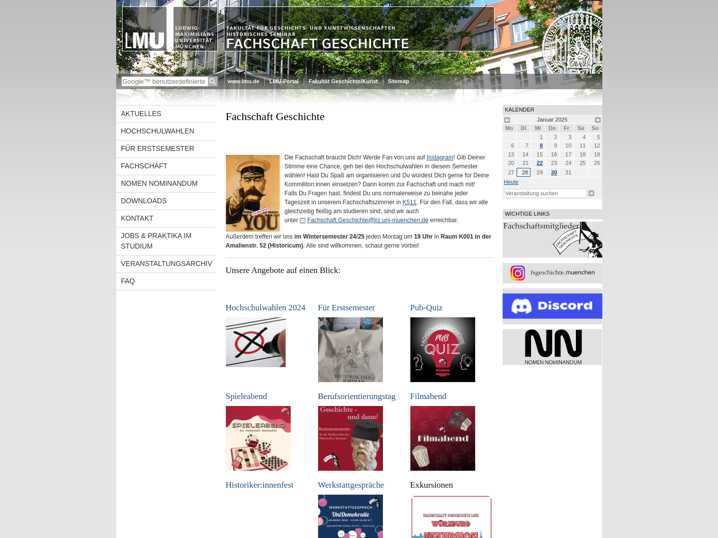 Fachschaft Geschichte der Universität München