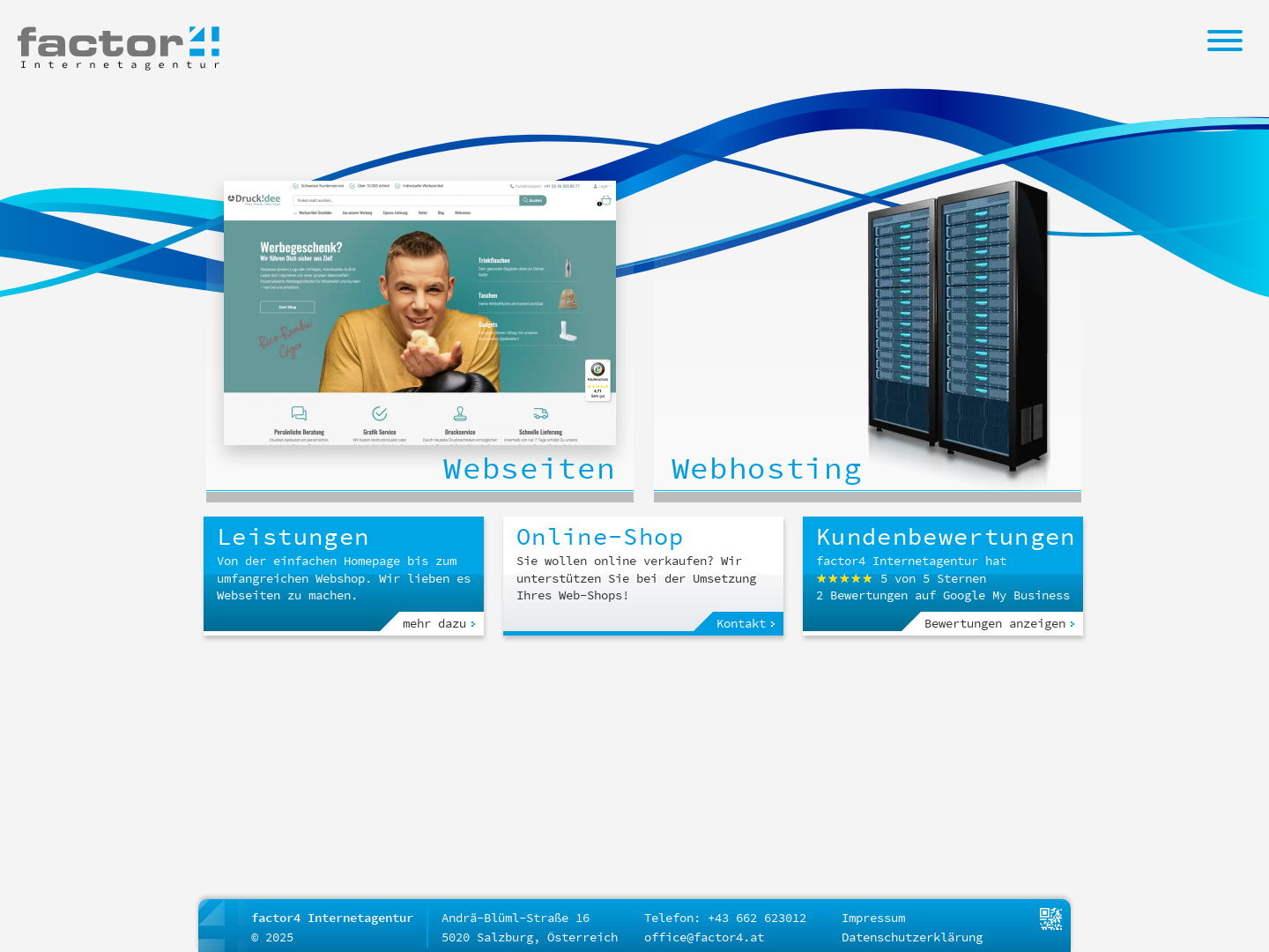 Factor4 Werbestudio und Internetagentur