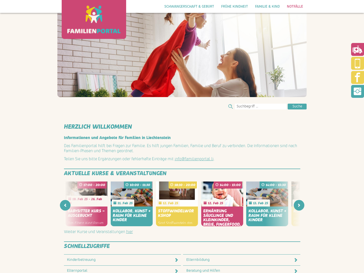 Familienportal Liechtenstein