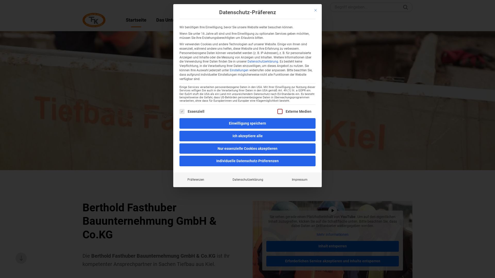 Berthold Fasthuber Bauunternehmung GmbH & Co.KG