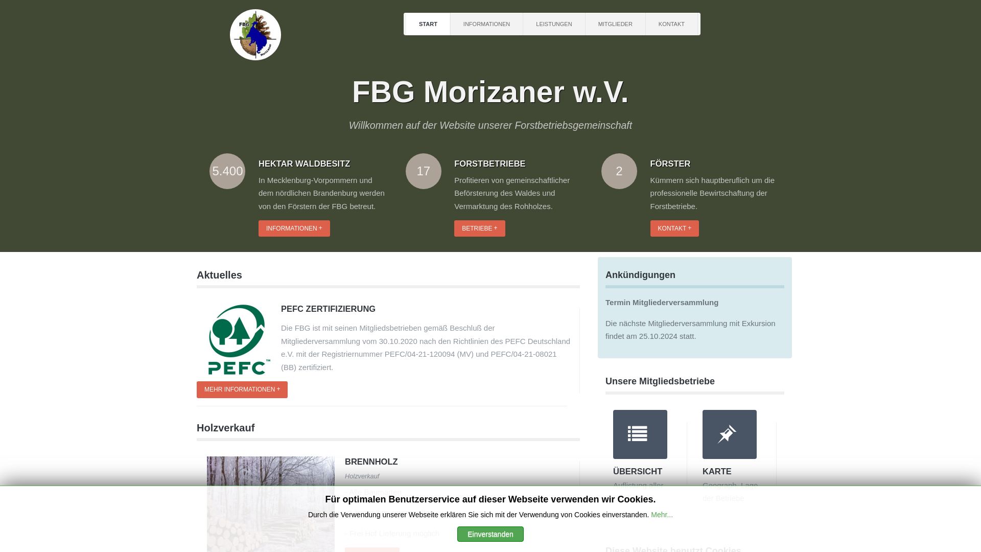 Forstbetriebsgemeinschaft (FBG) Morizaner w.V.