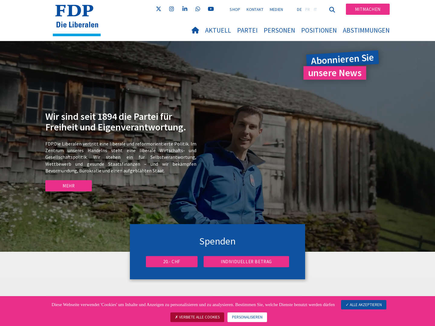 Die Liberalen Schweiz (FDP)