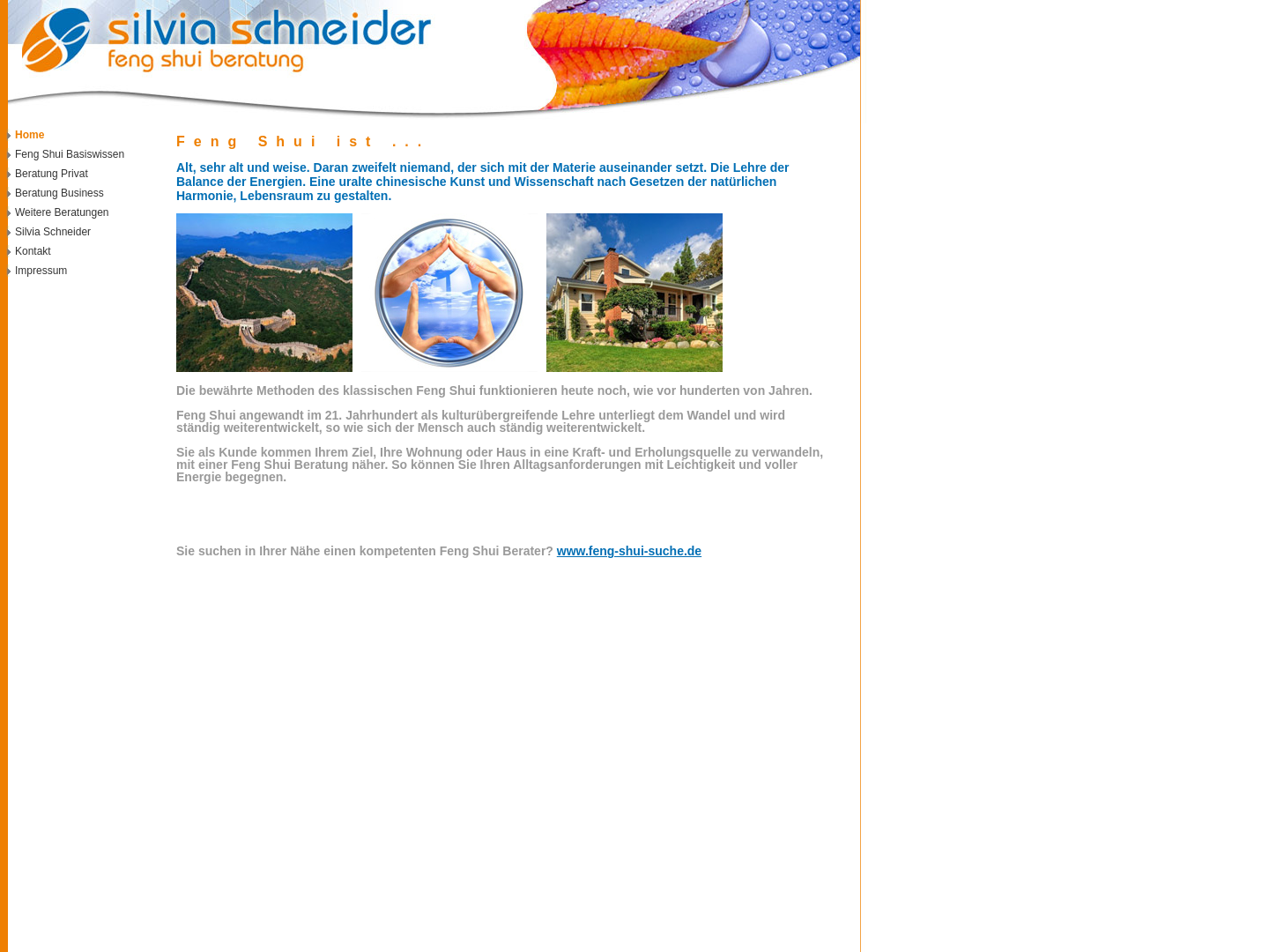 Feng Shui Beratung Silvia Schneider