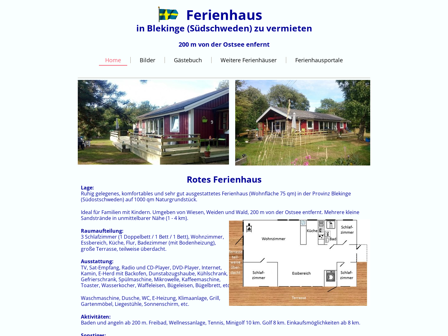 Ferienhäuser bei Kuggeboda