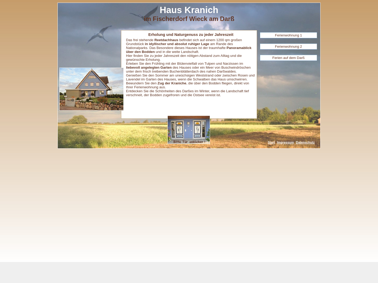 Ferienwohnungen Haus Kranich; Inh.: E. u. M. Thünker