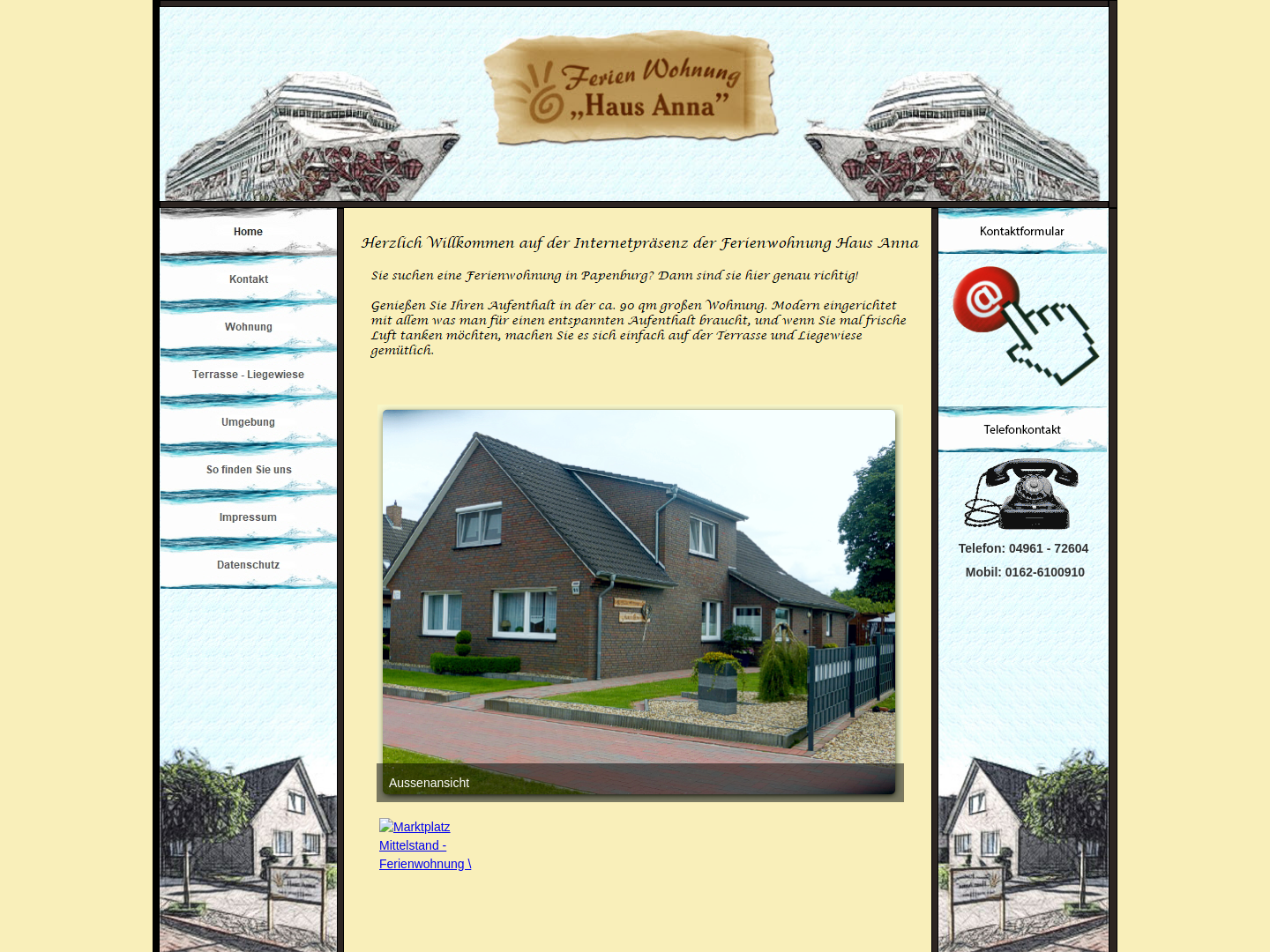 Ferienwohnung "Haus Anna"