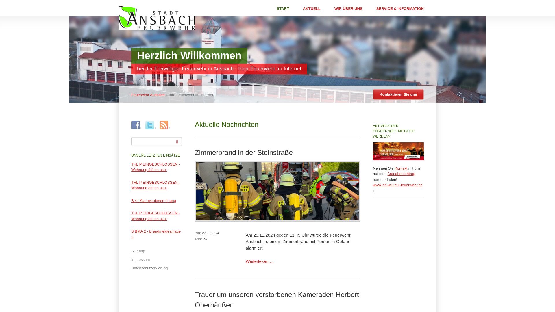Freiwillige Feuerwehr Ansbach e.V.