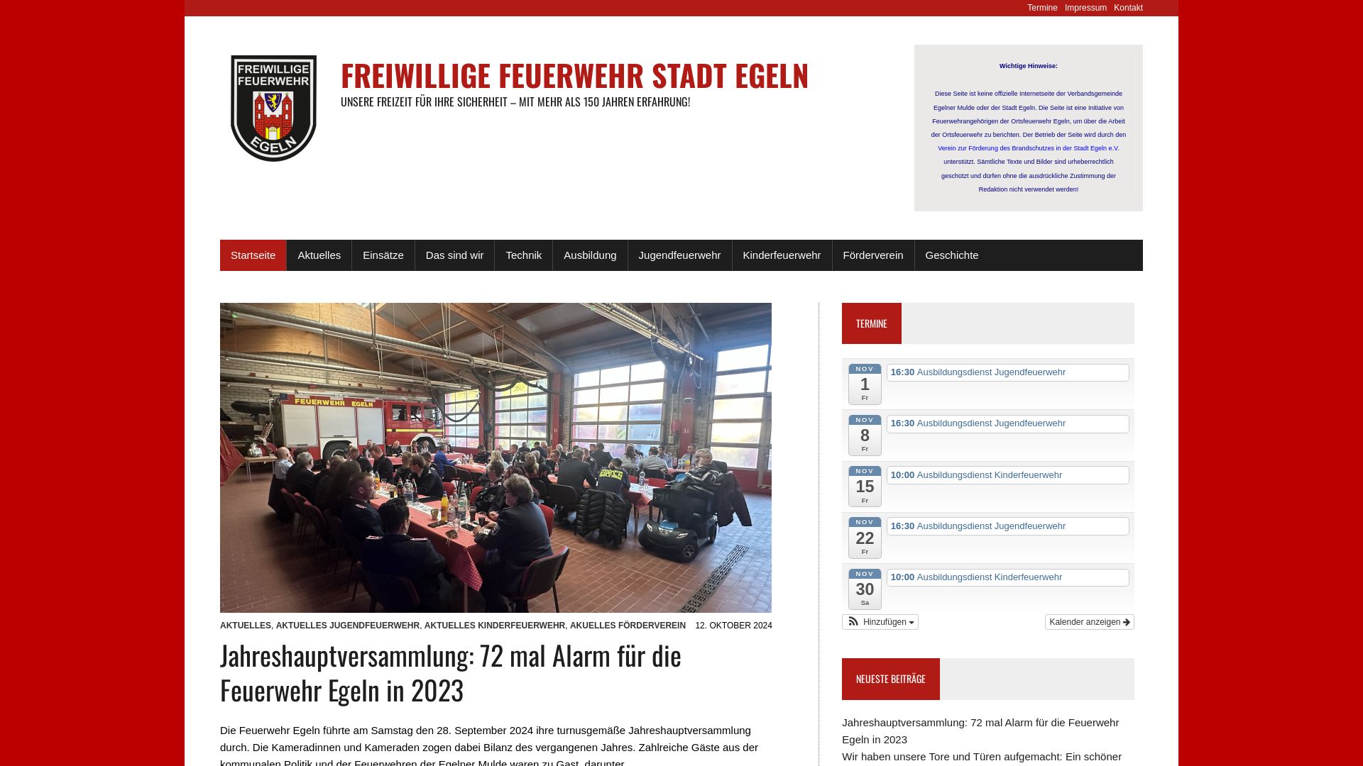 Freiwillige Feuerwehr Egeln