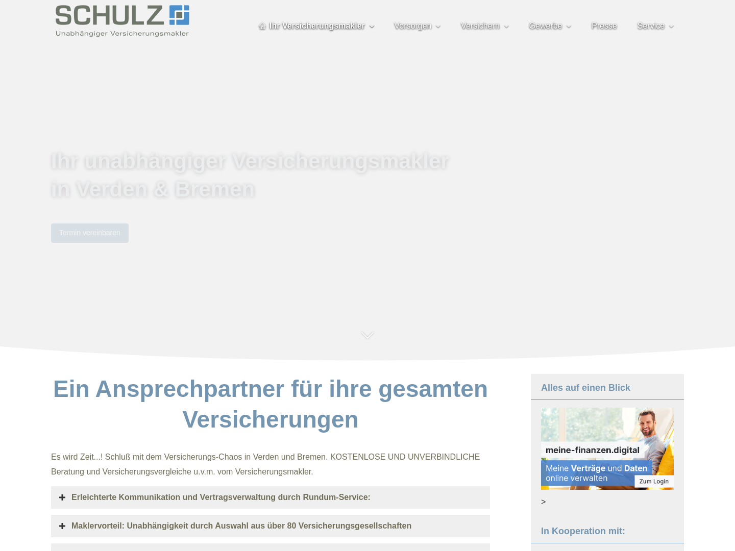 Versicherungsmakler Dipl. Kfm. Matthias Schulz