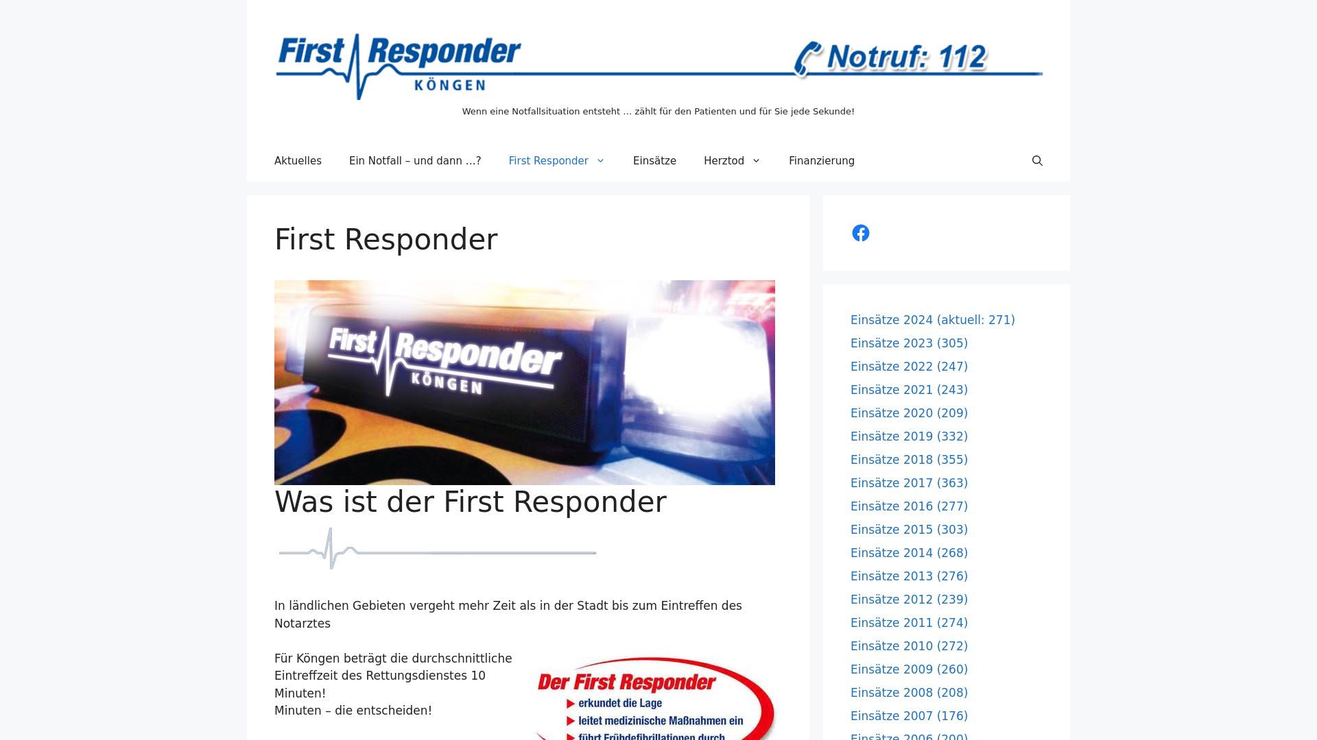 First Responder Köngen