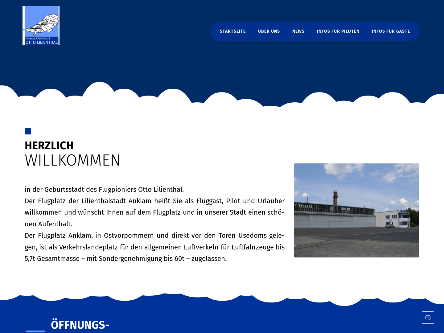 Anklamer Flugplatz GmbH Otto Lilienthal