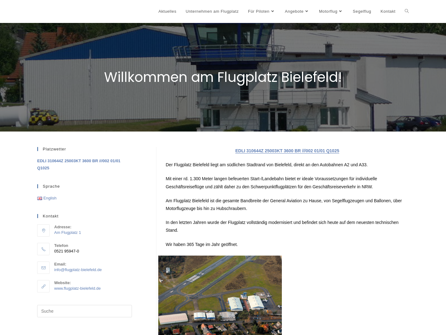 Flugplatz Bielefeld