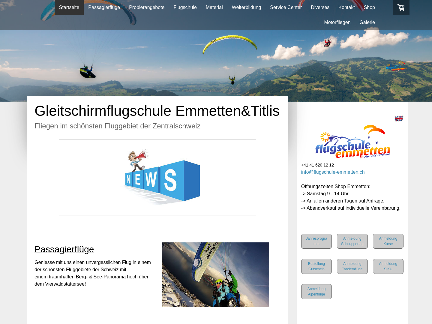 Gleitschirmflugschule Emmetten