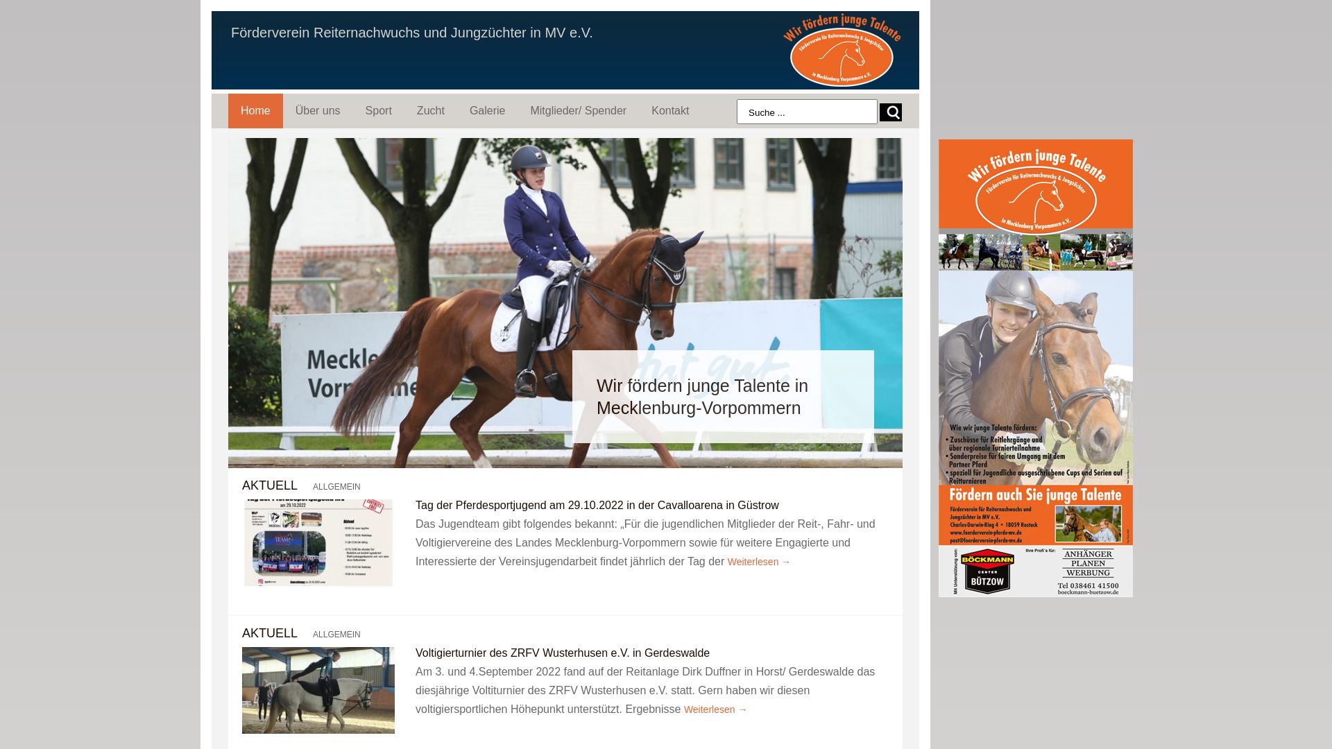 Förderverein Reiternachwuchs und Jungzüchter in MV e.V.
