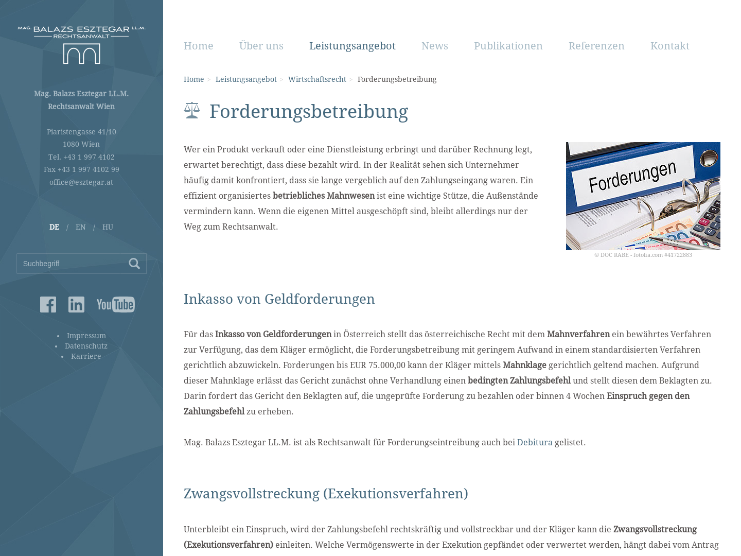 Forderungseintreibung.at