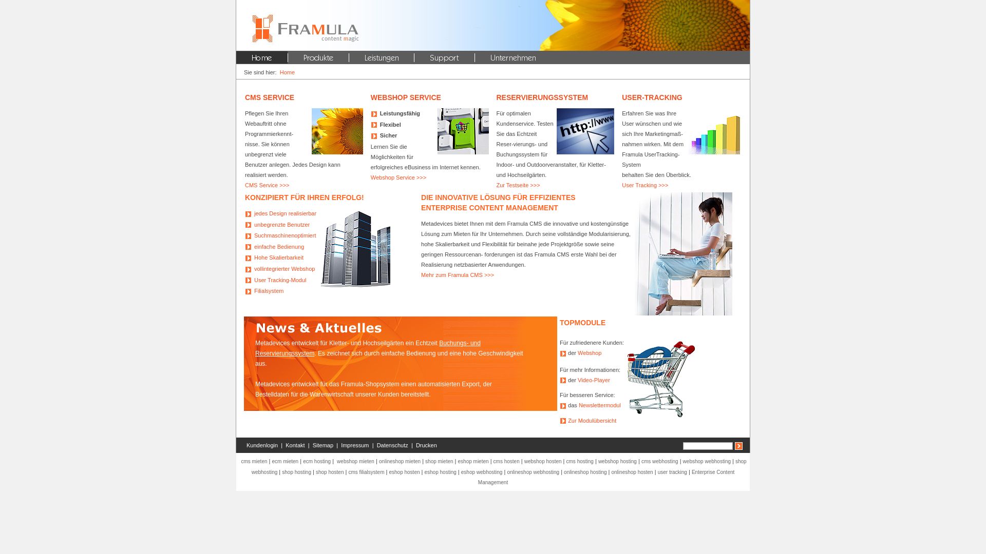 Framula CMS