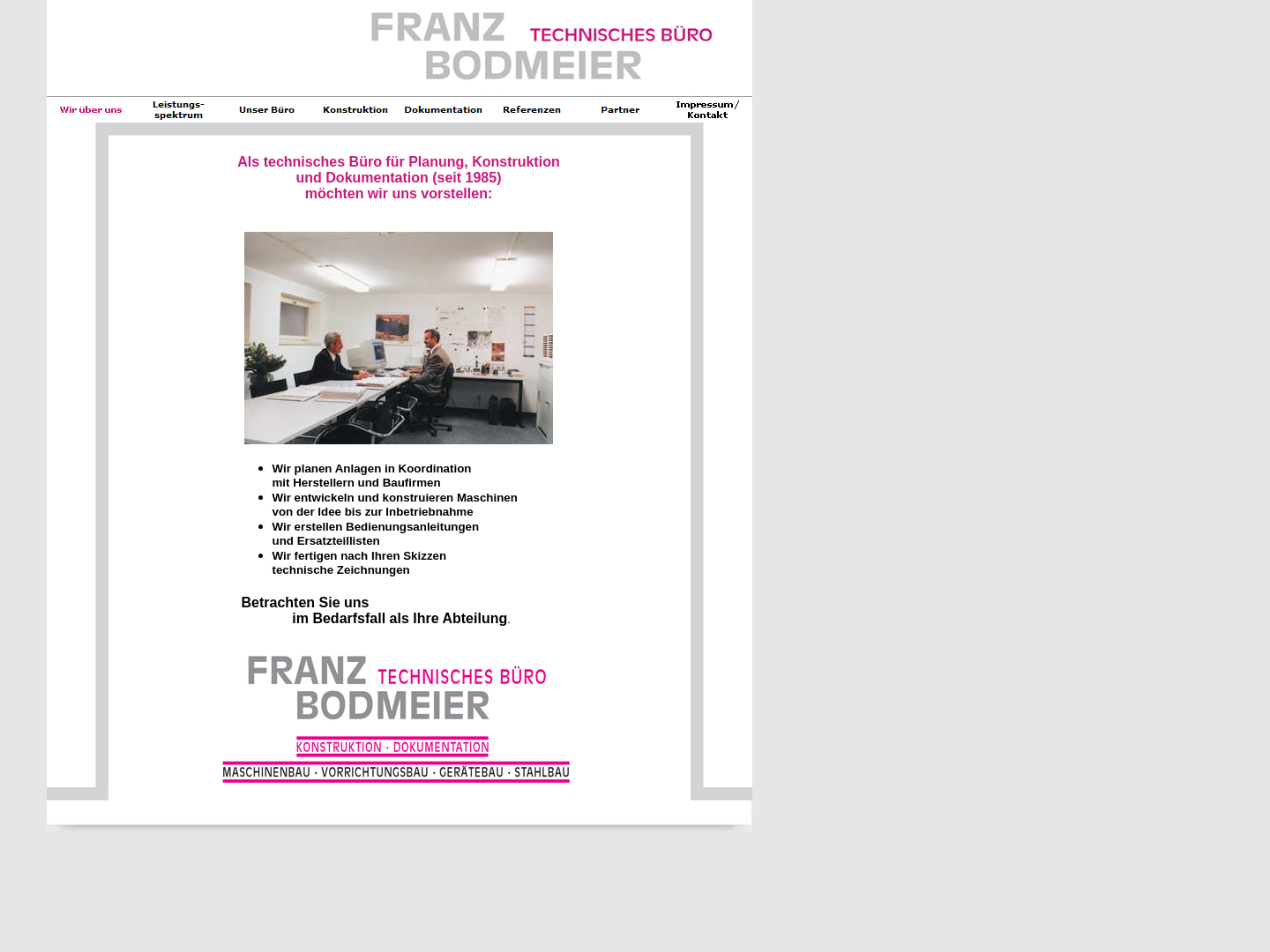 Technisches Büro - Franz Bodmeier