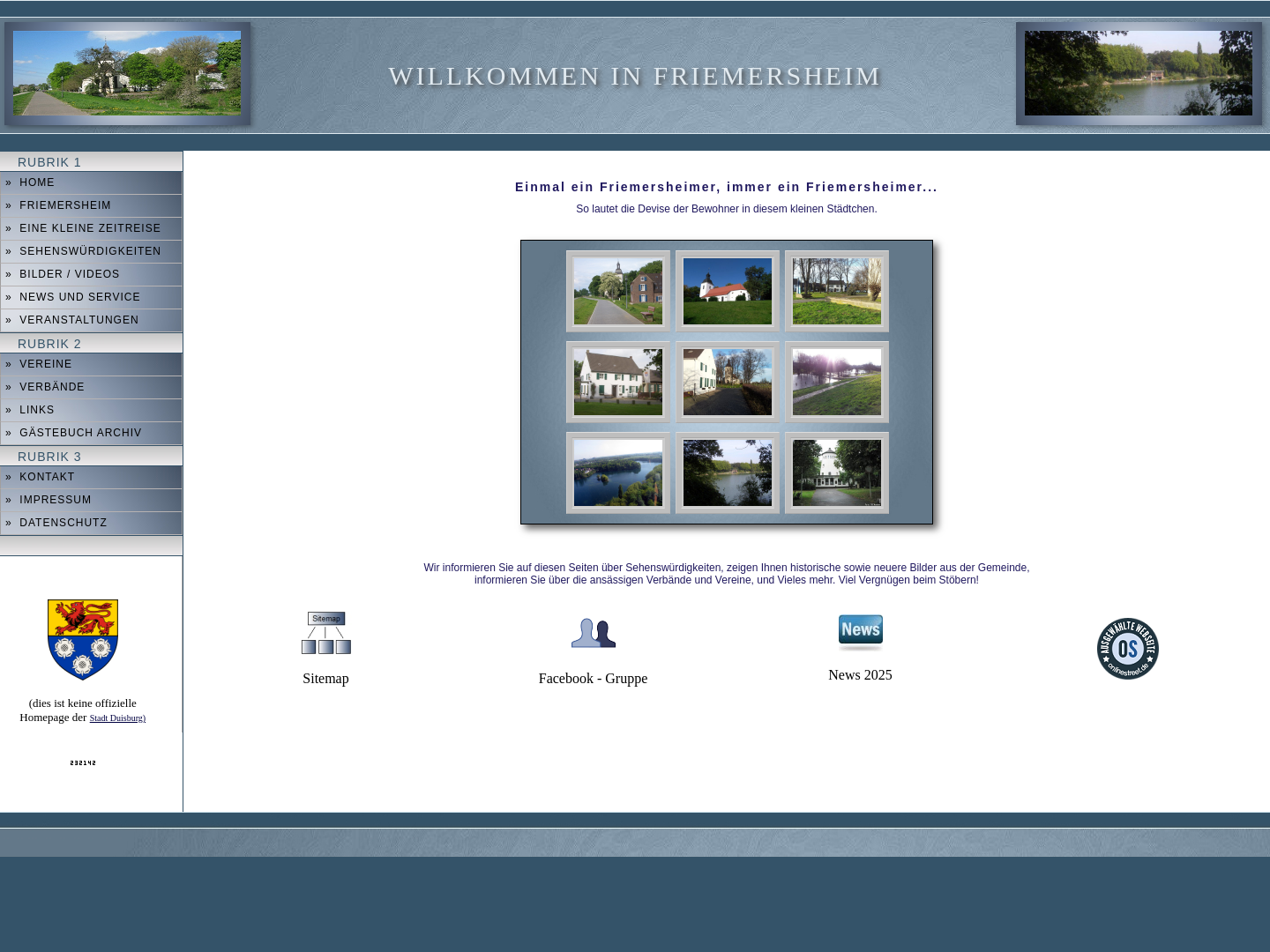 Friemersheimer Stadtseiten