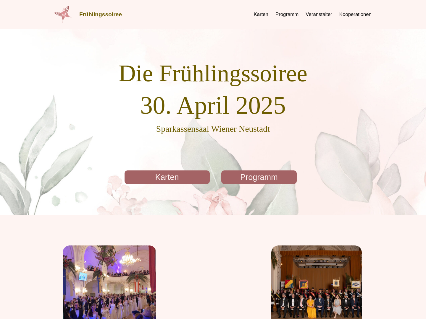Frühlingssoiree
