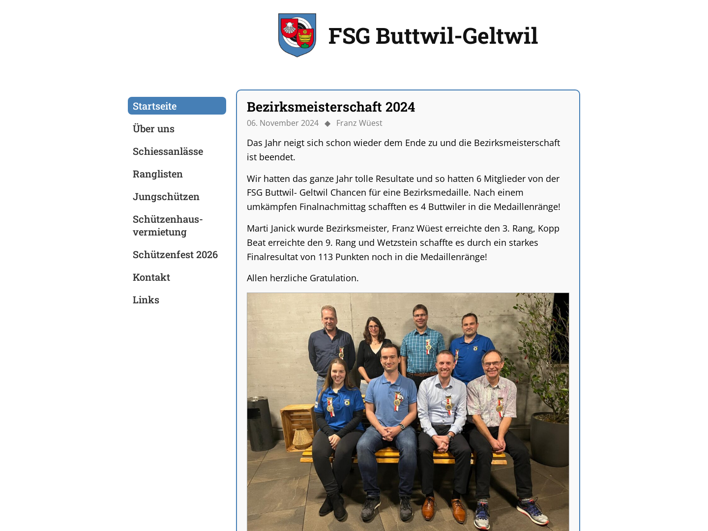 Feldschützengesellschaft Buttwil-Geltwil
