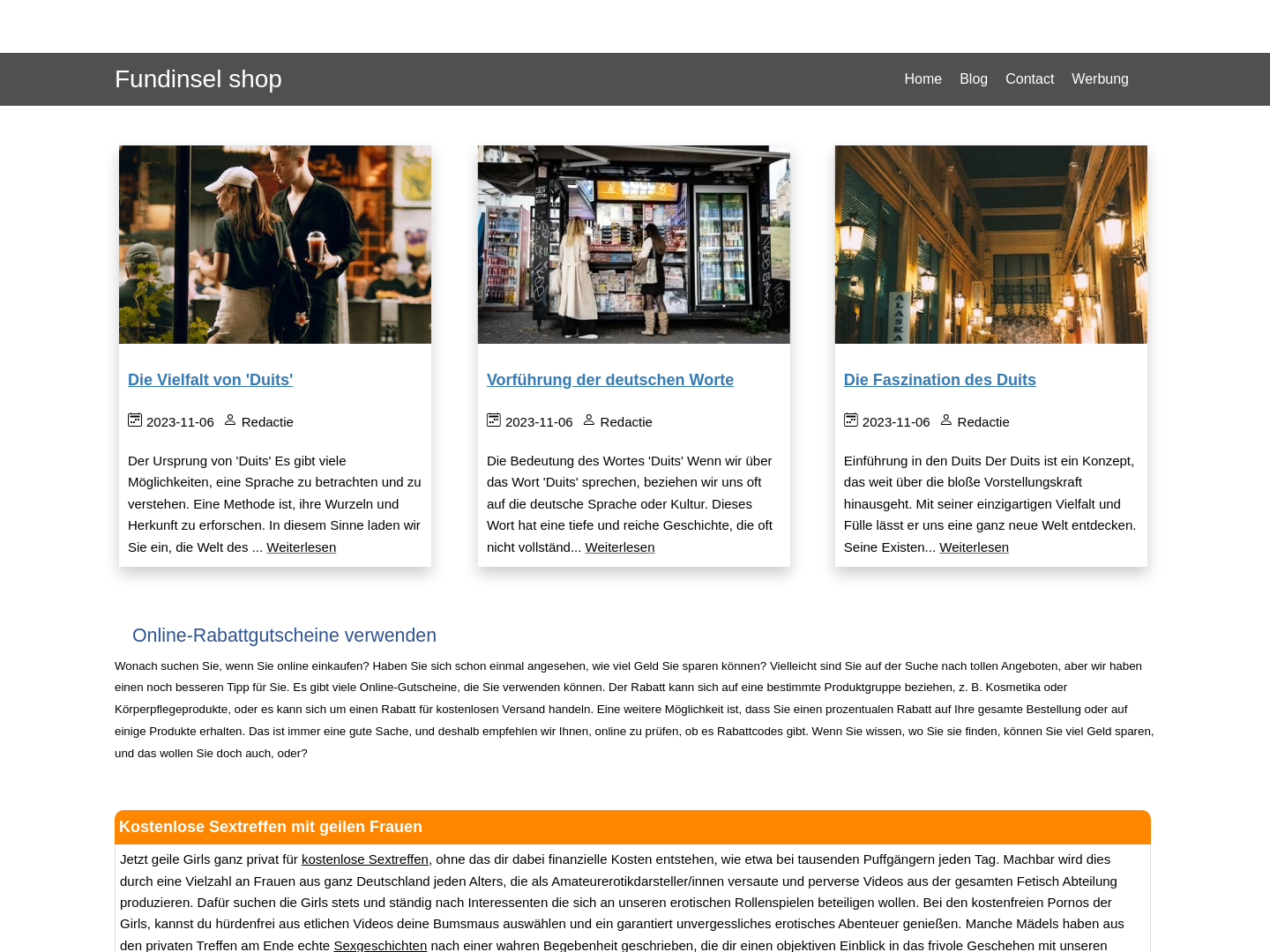 Fundinsel-Shop, Sabine Sütterlin