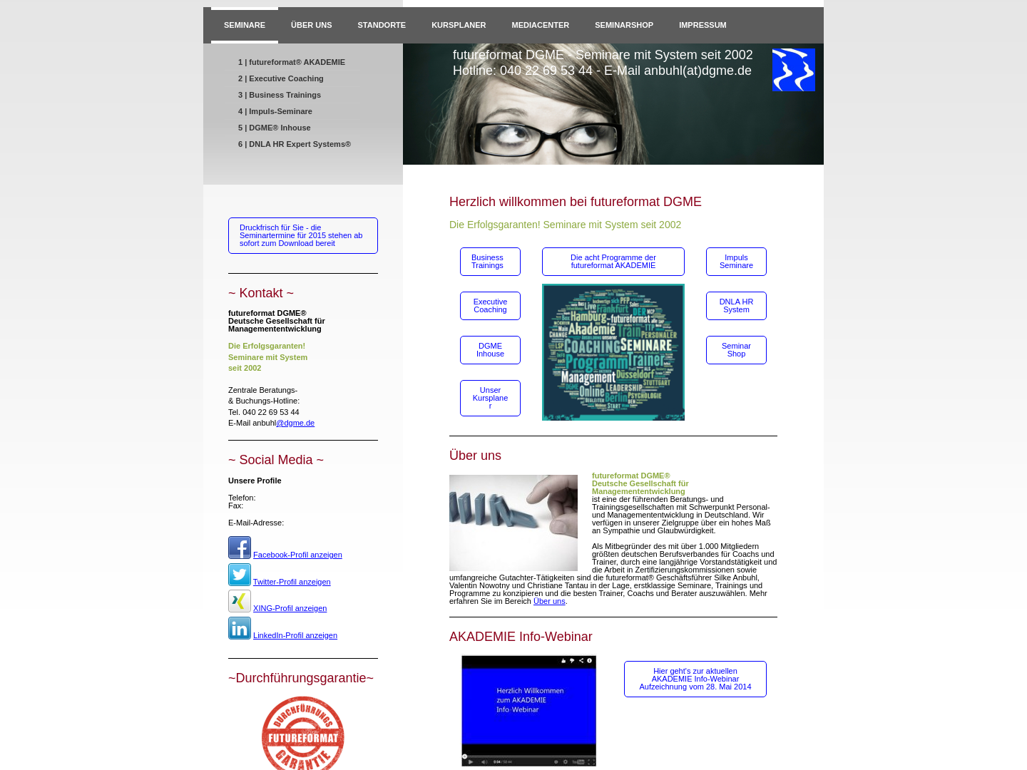 Futureformat - Deutsche Gesellschaft für Managemententwicklung (DGME) Anbuhl & Nowotny