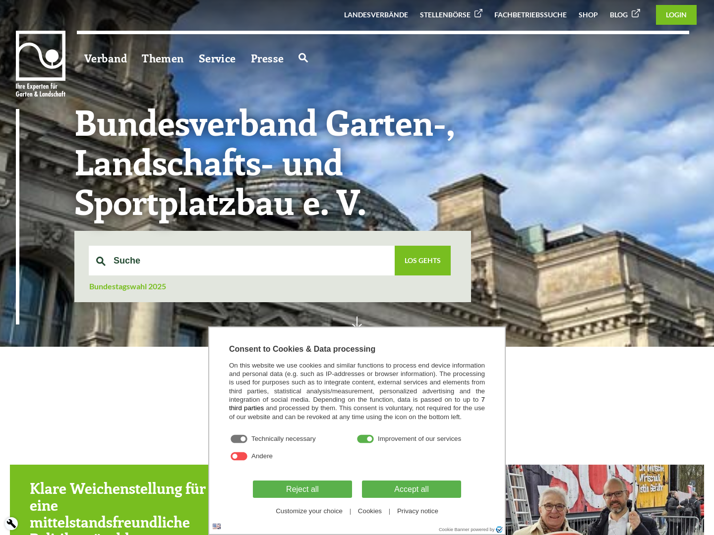 Bundesverband Garten-, Landschafts- und Sportplatzbau e.V.