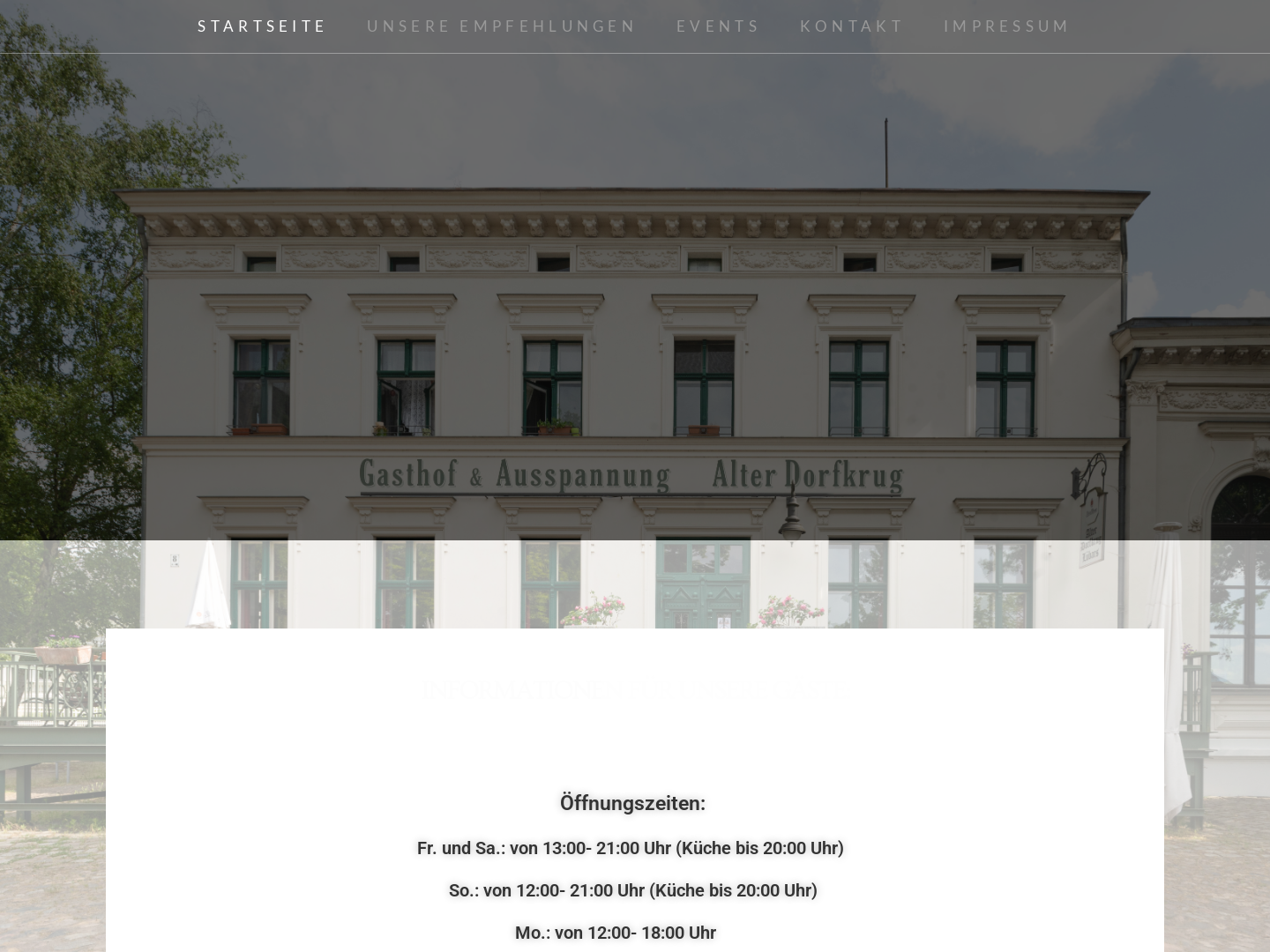 Alter Dorfkrug Lübars