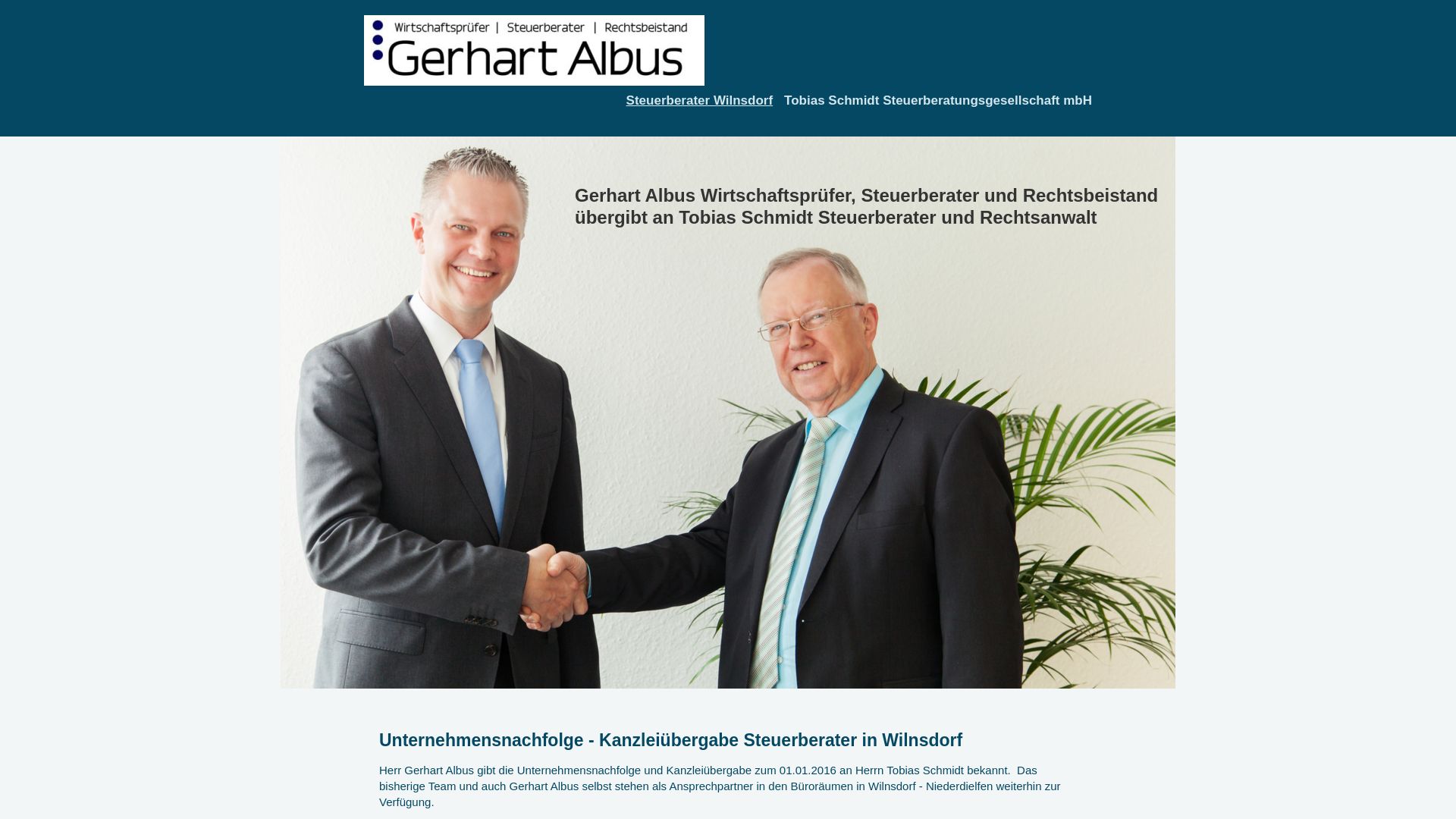 Gerhart Albus  - Steuerberater - Wirtschaftsprüfer - Rechtsbeistand
