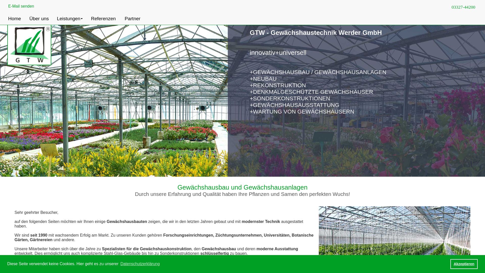 Gewächshaustechnik Werder GmbH