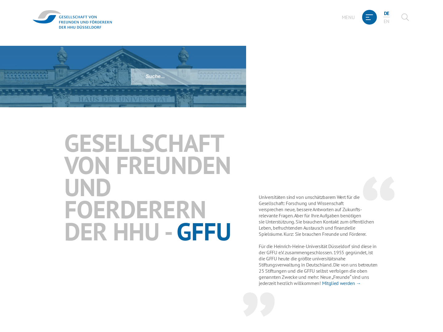 Gesellschaft von Freunden und Förderern der Heinrich-Heine-Universität Düsseldorf e.V.