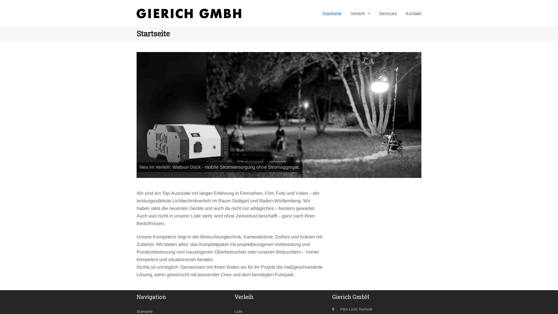 Gierich - Film Licht Technik GmbH