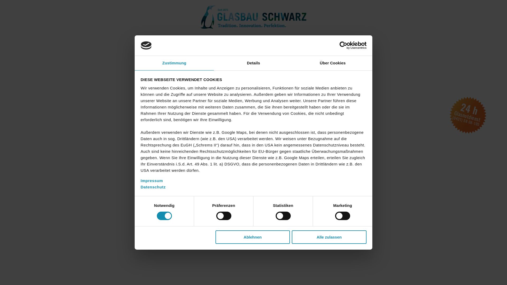 Glasbau Schwarz - STECKfix