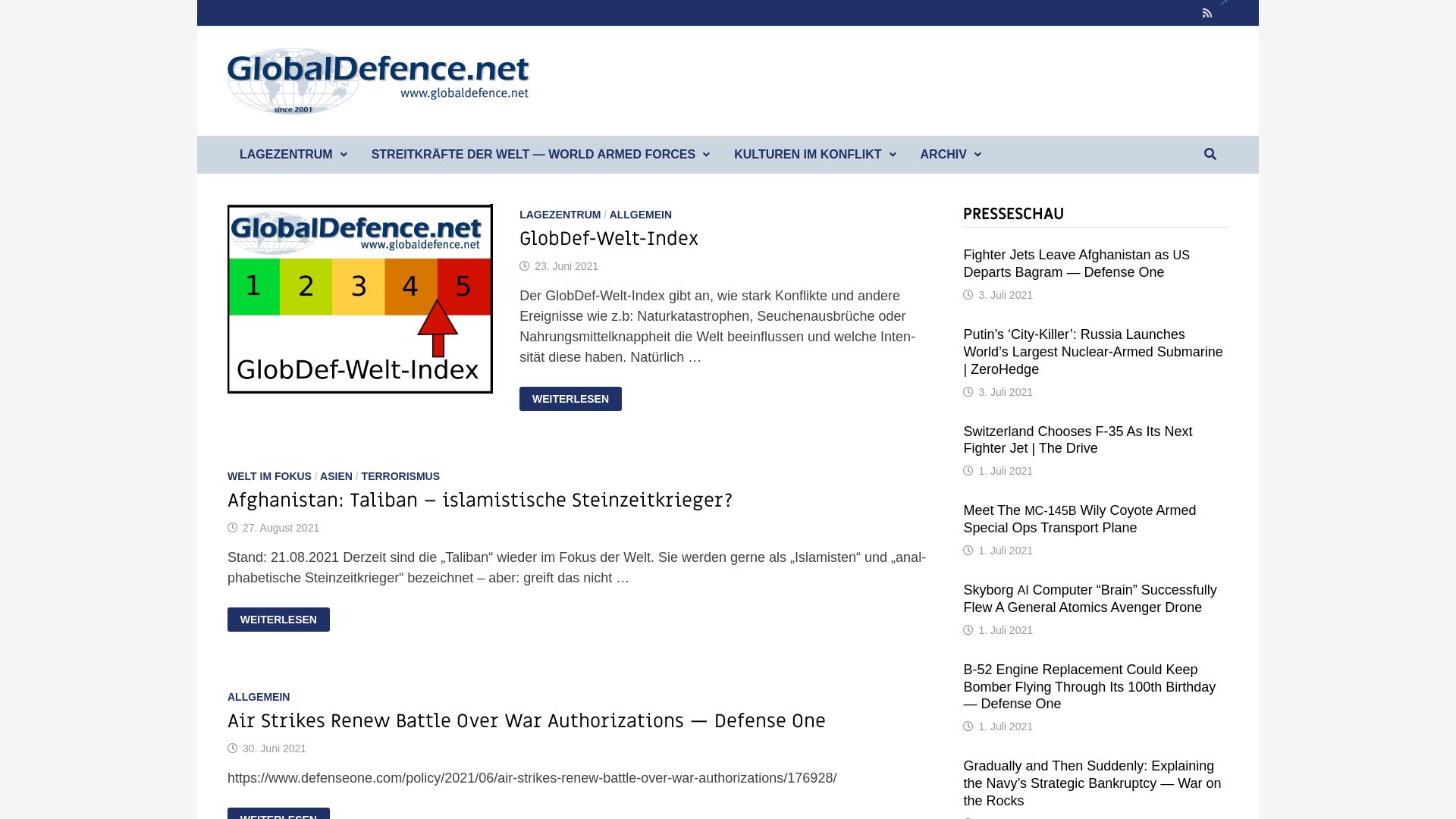 Streitkräfte der Welt - Armed Forces Worldwide