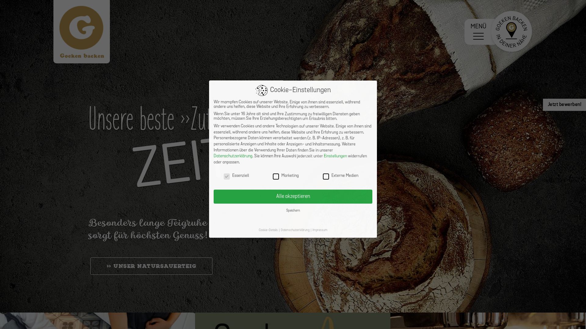 Goeken backen - Inhaber Matthias Goeken