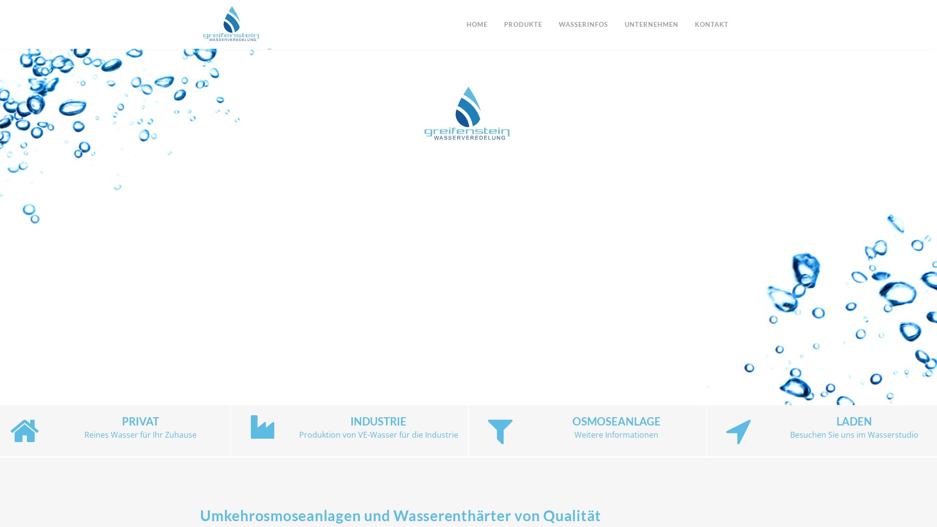 Greifenstein Wasserveredelung
