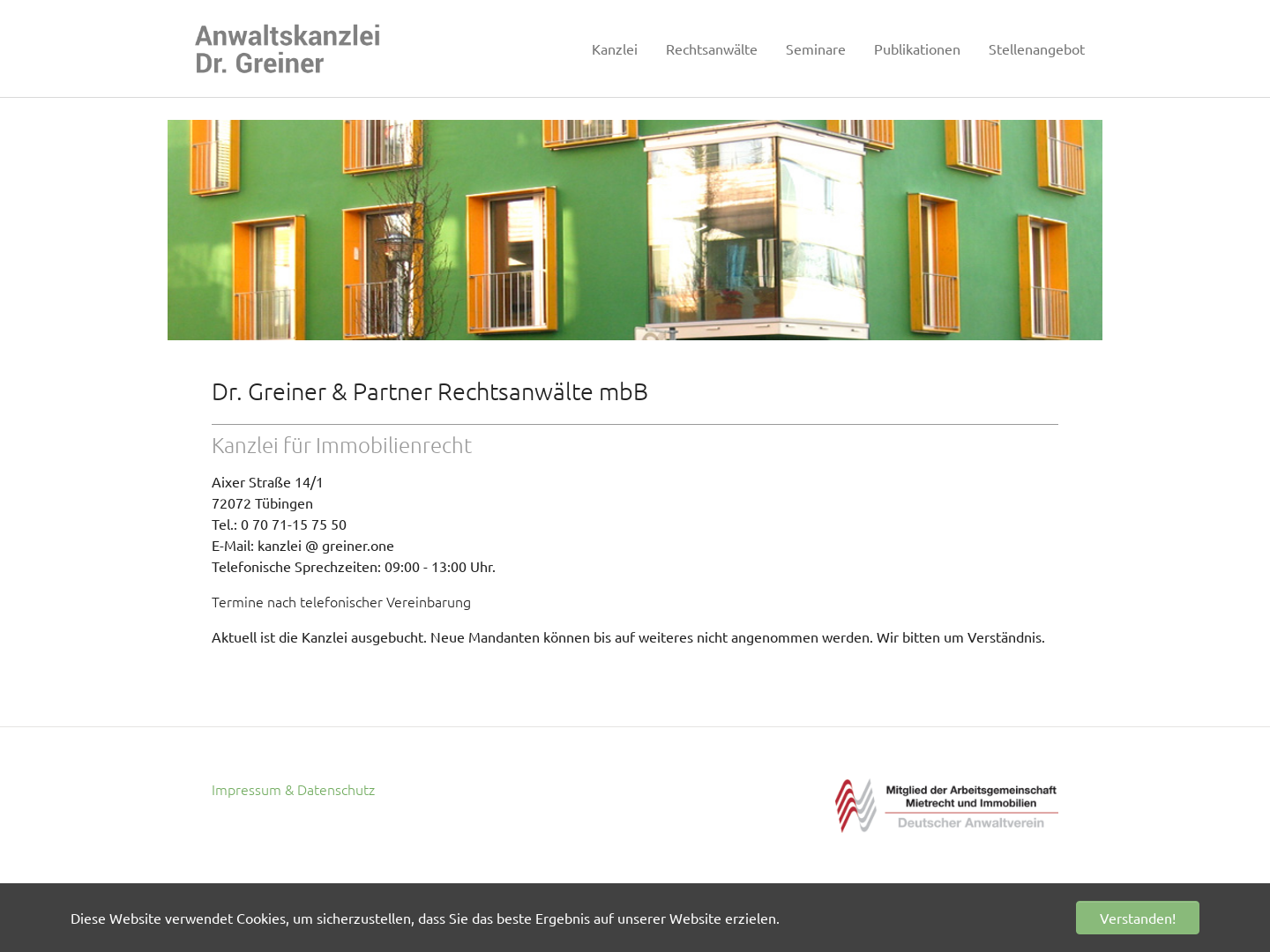Rechtsanwälte Dr. Greiner und Kollegen