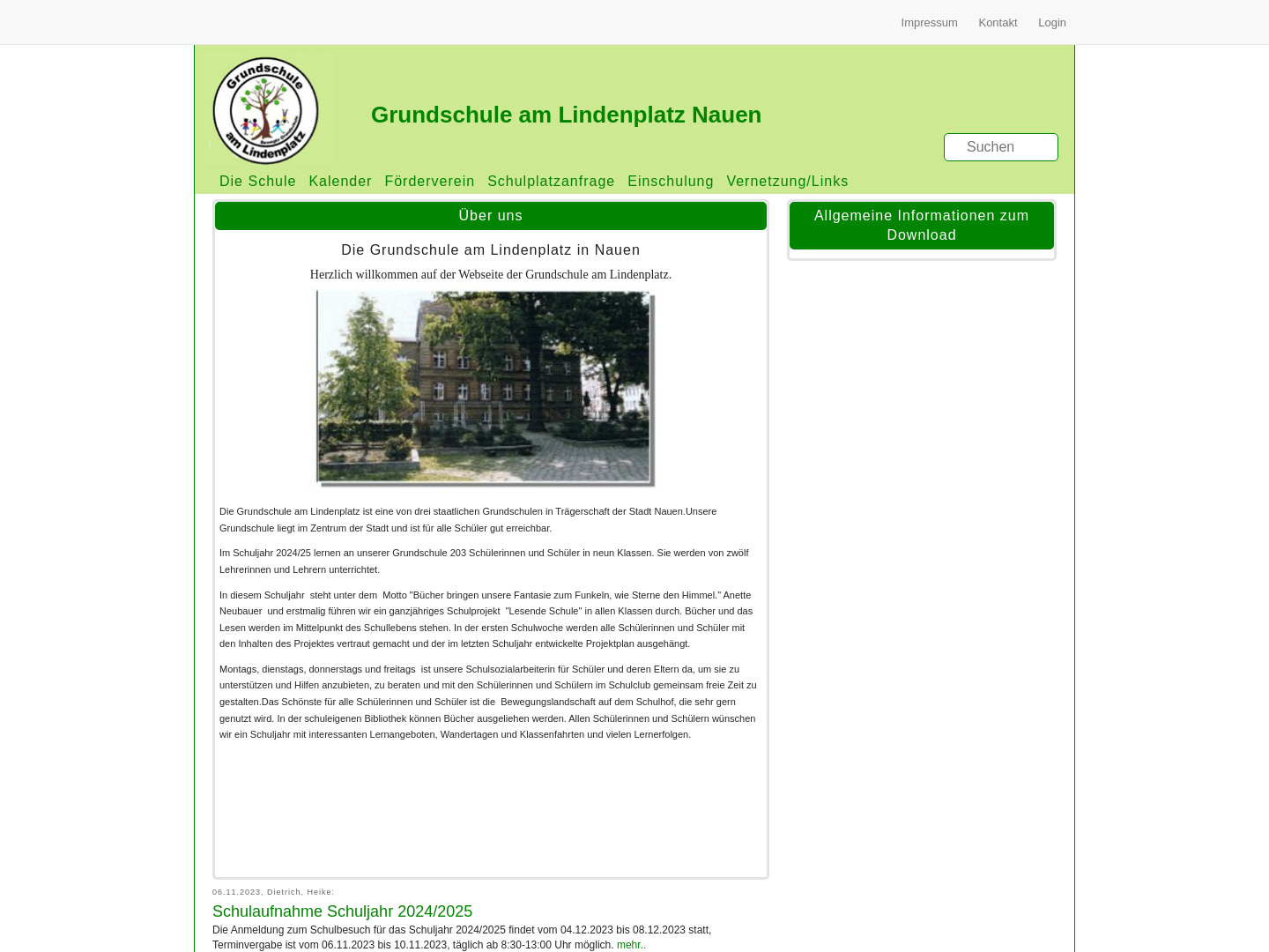 Grundschule am Lindenplatz Nauen