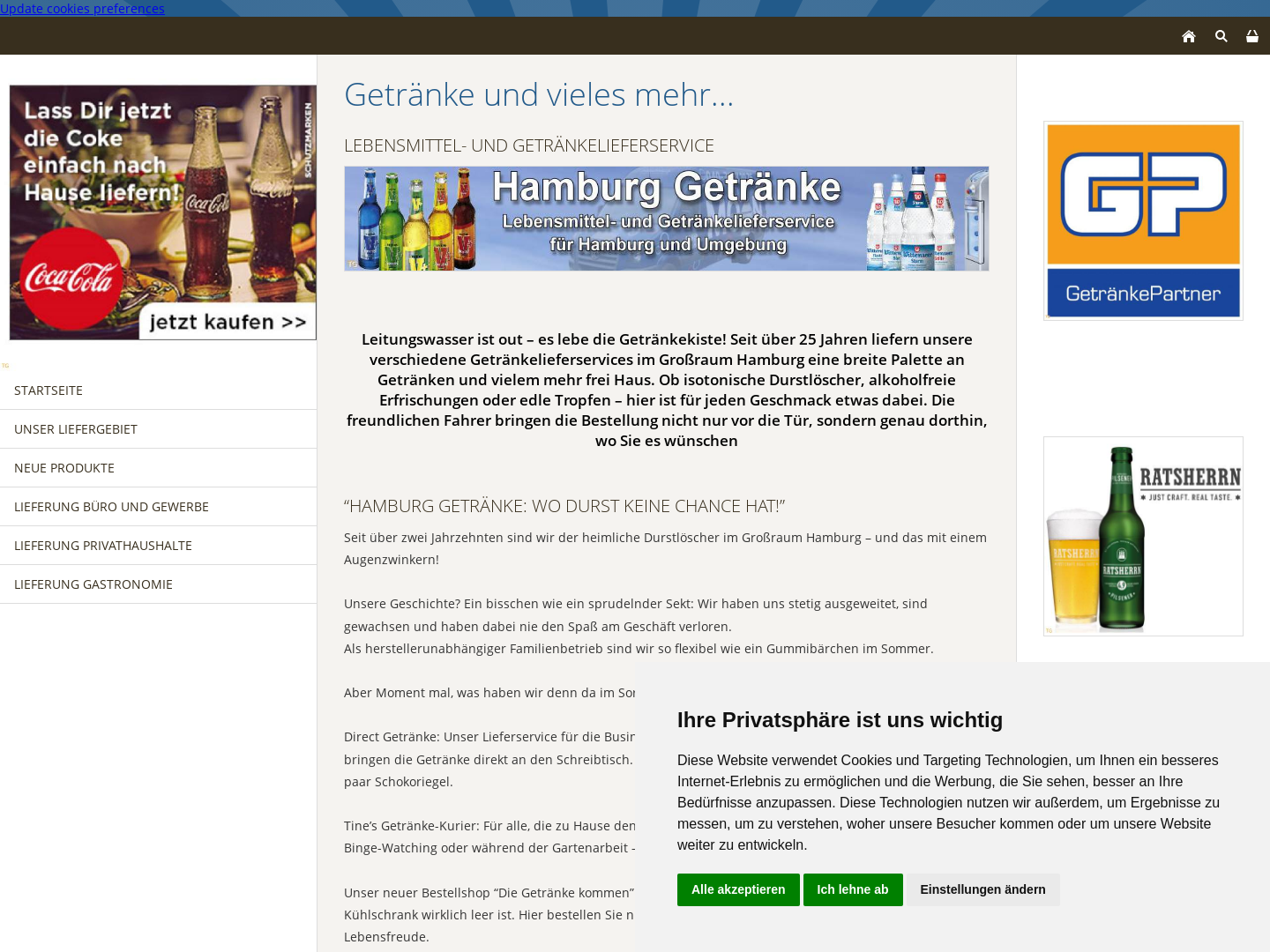 Hamburg Getränke, Christine Wenzel