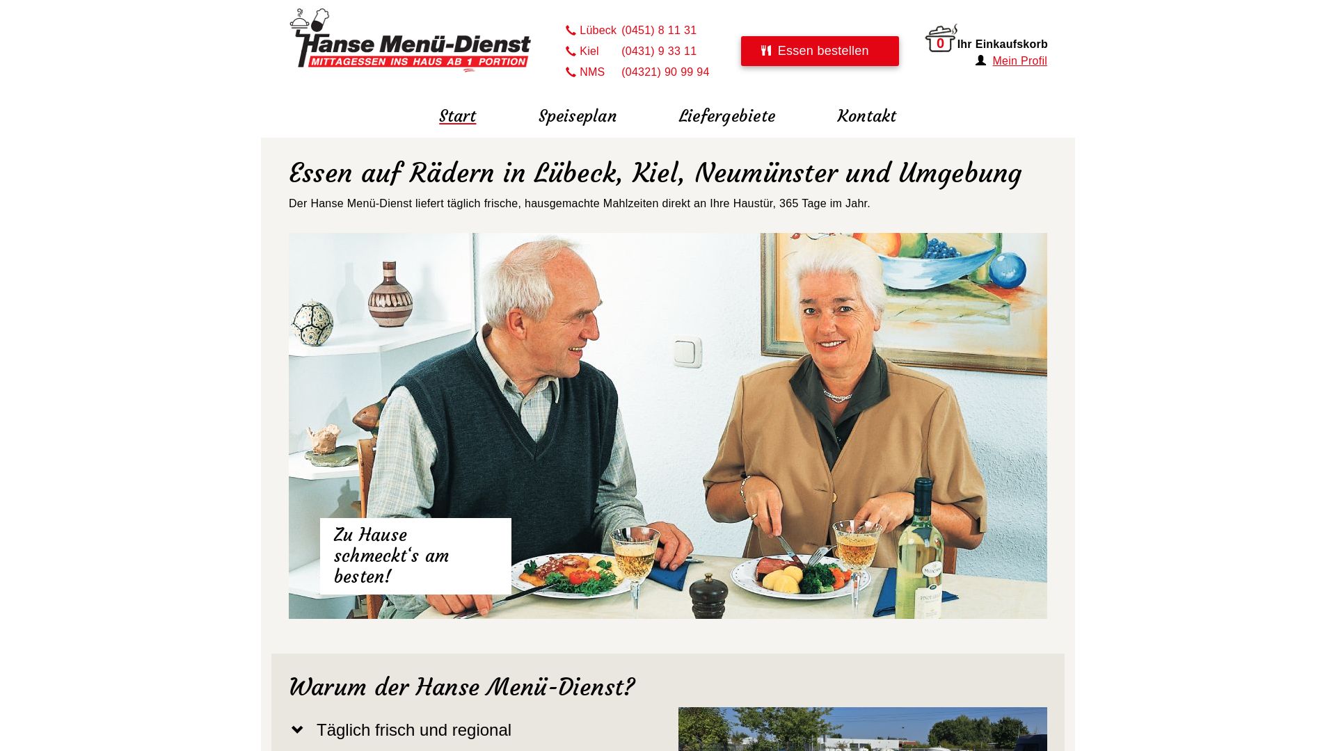 Hanse Menü-Dienst und Senioren-Verpflegung Lübeck GmbH