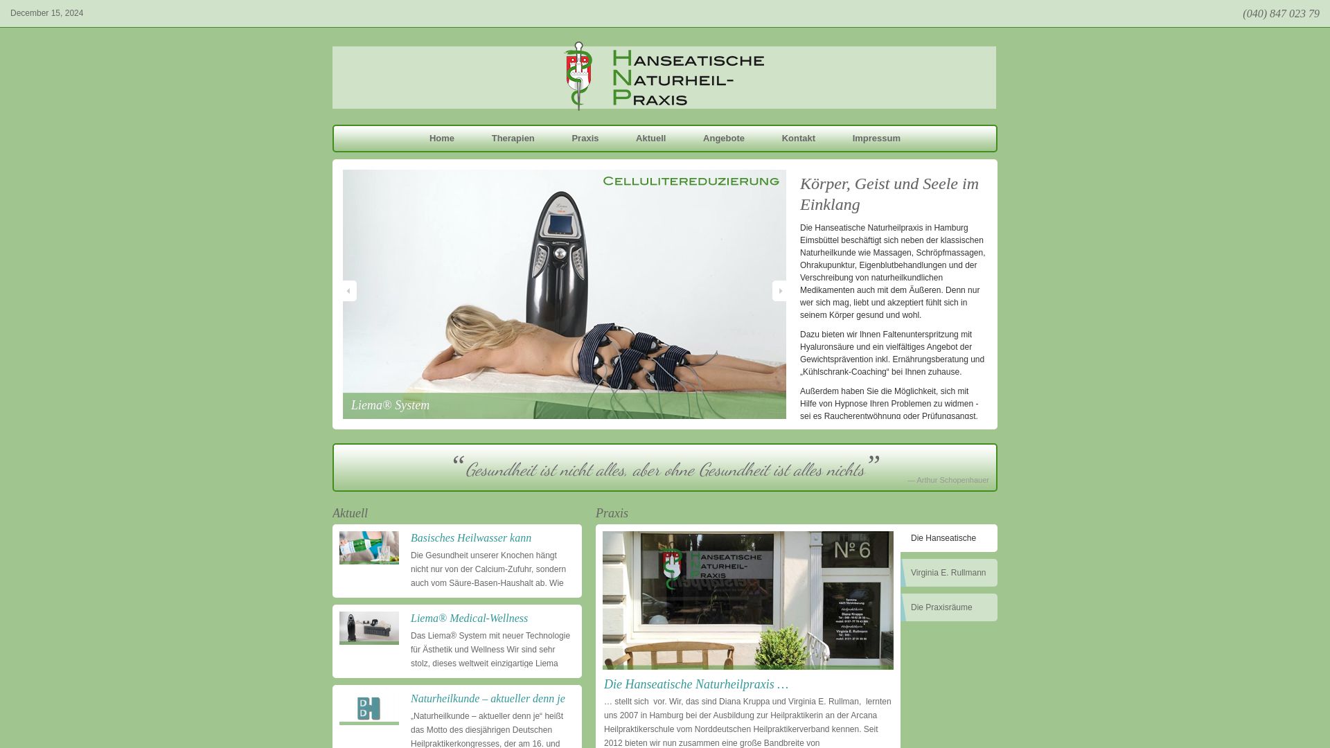 Hanseatische Naturheilpraxis – Virginia E. Rullmann