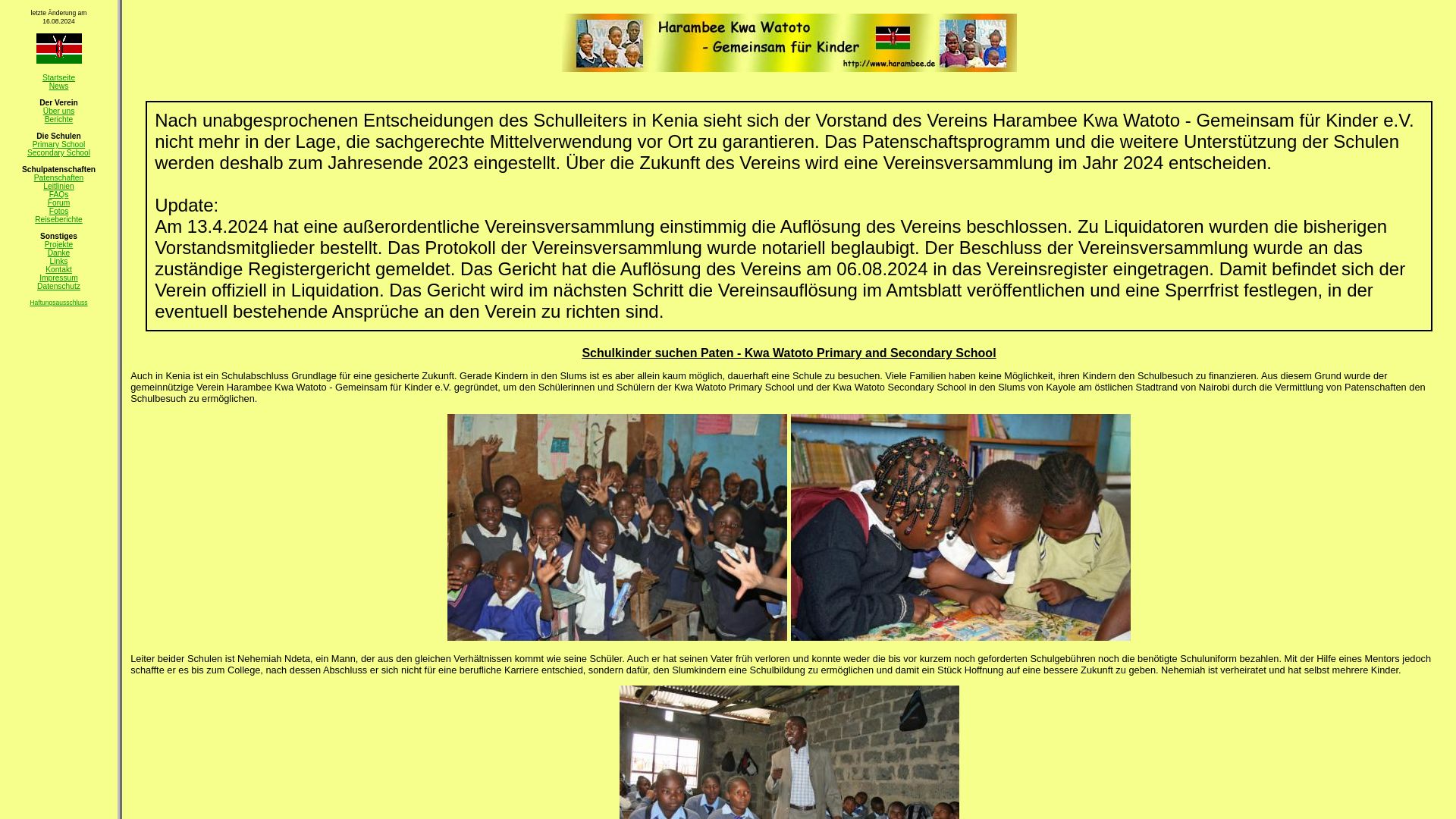 Harambee Kwa Watoto - Gemeinsam für Kinder e.V.