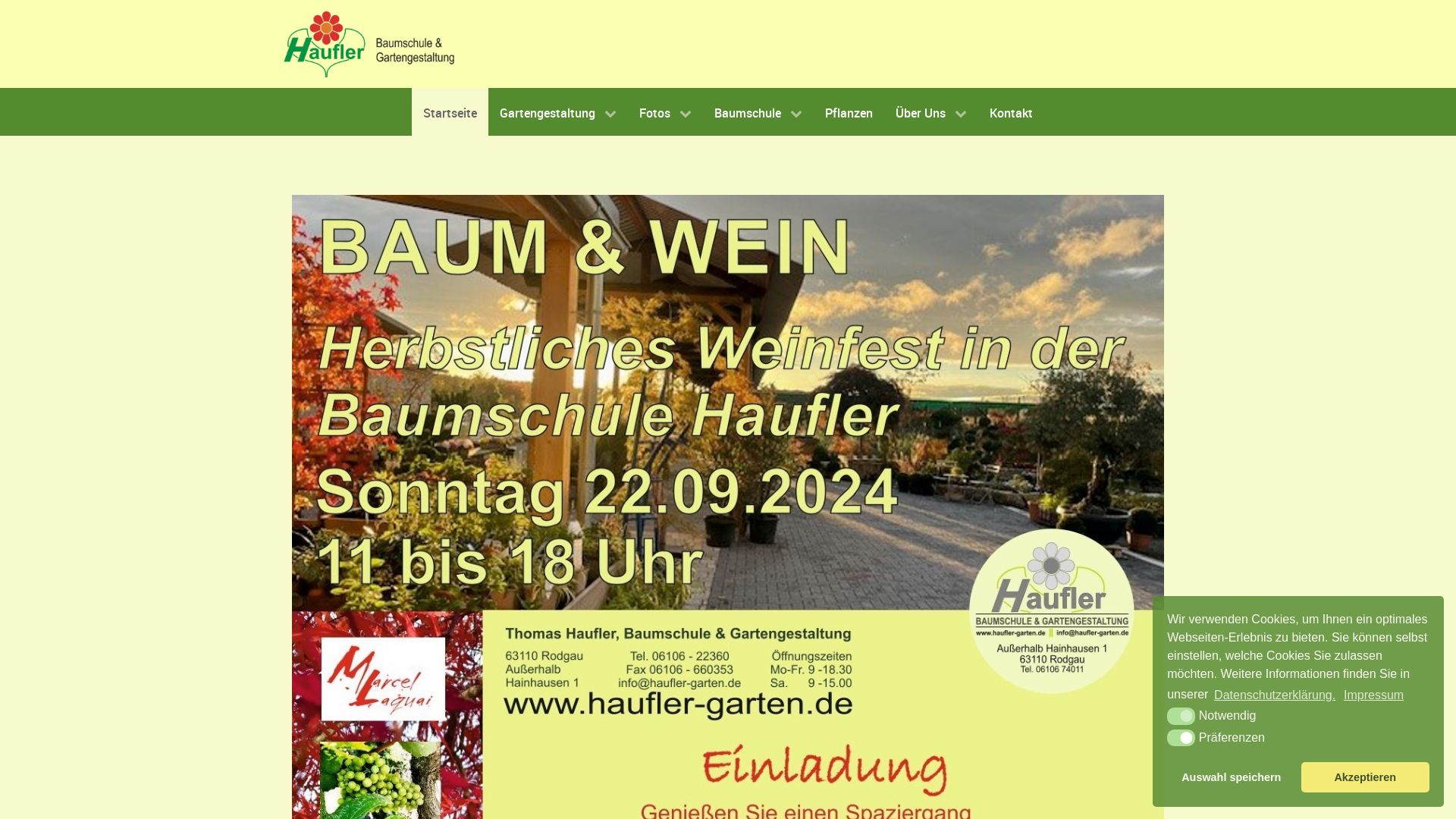 Haufler Baumschule und Gartengestaltung