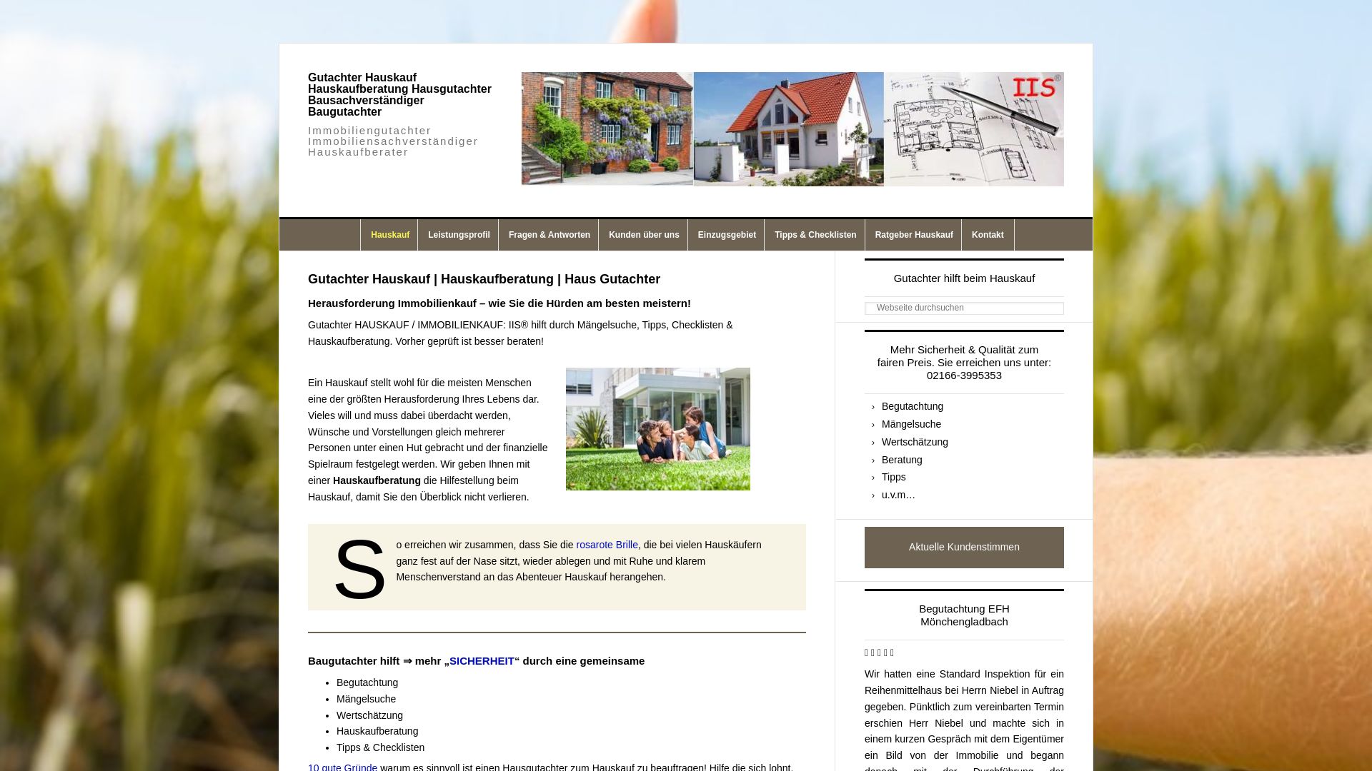 IIS Immobilien Inspektions Service, Inhaber Frank Niebel