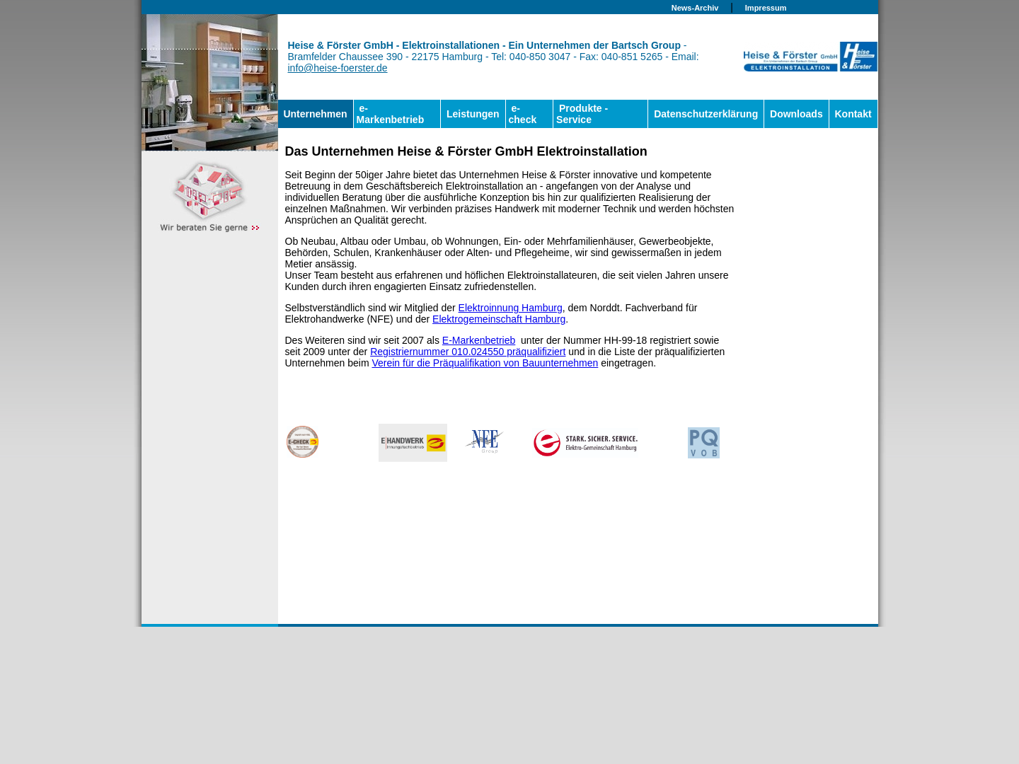 Heise und Förster Elektrotechnik