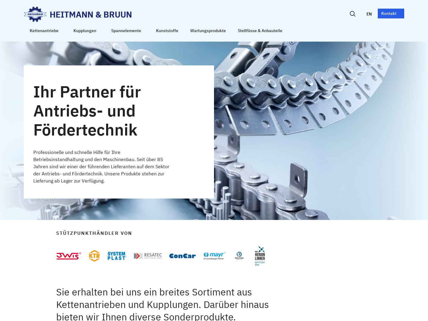 Antriebstechnik und Fördertechnik