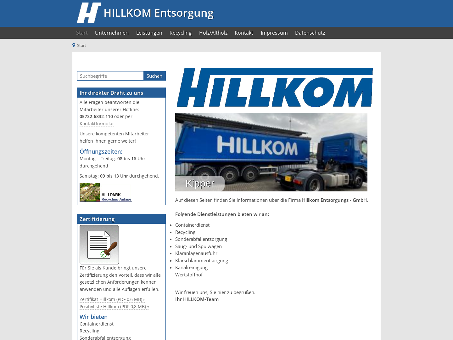 HILLKOM Entsorgungs-GmbH