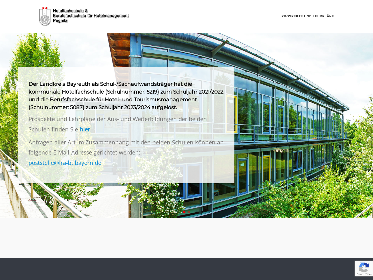 Berufsfachschule für Hotelmanagement Pegnitz