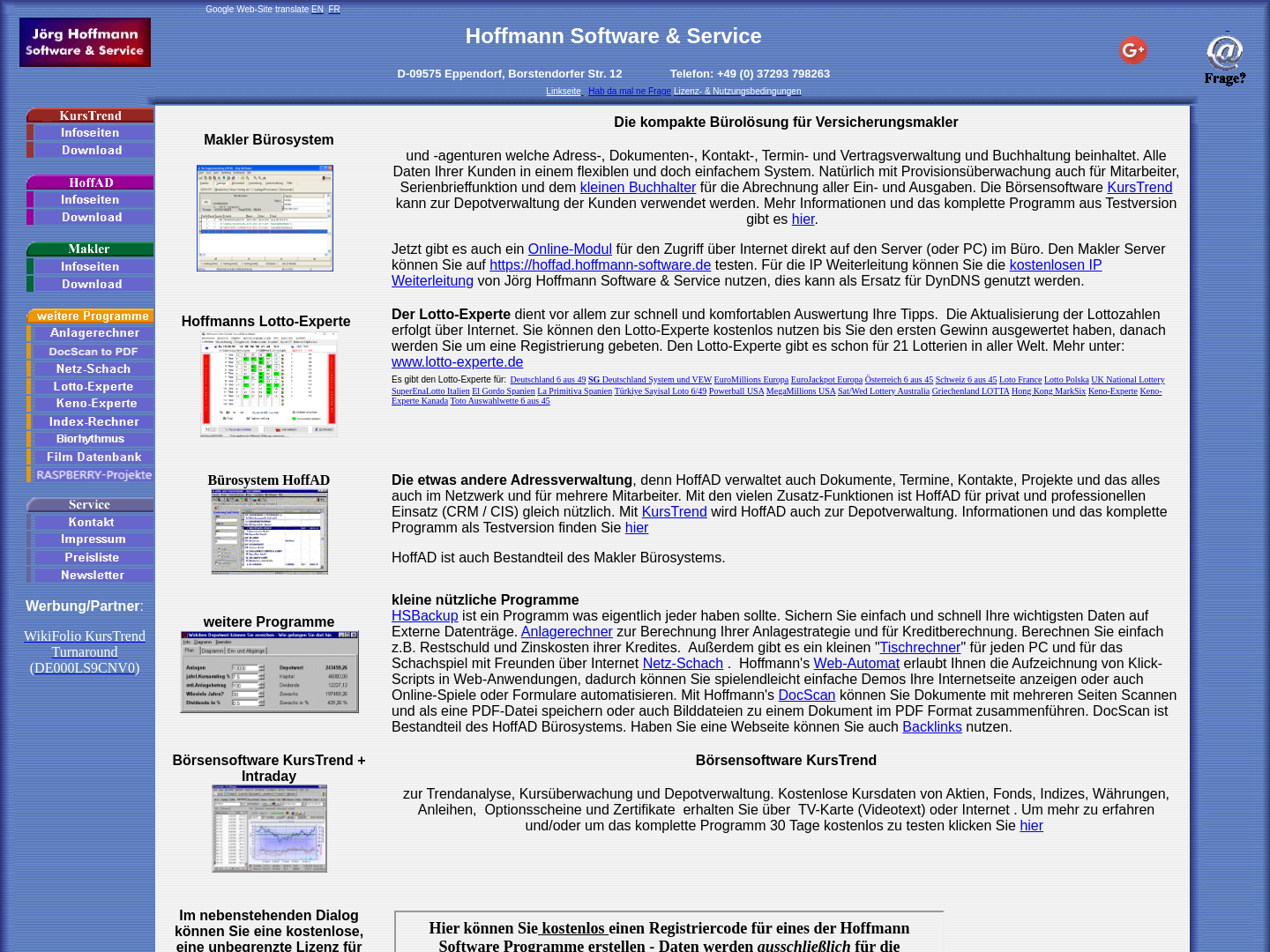 Hoffmann Software & Service, Inh. Dipl.-Ing. Jörg Hoffmann